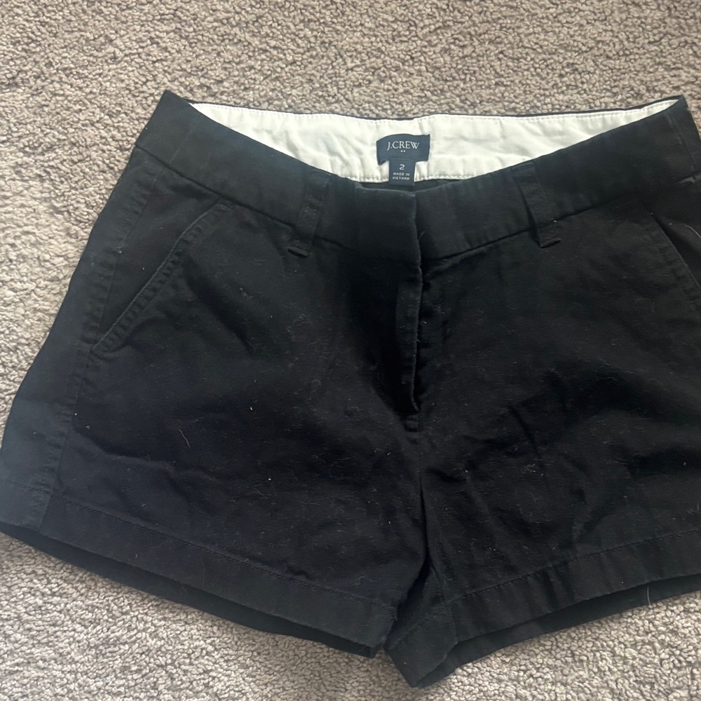 J. Crew factory black shorts